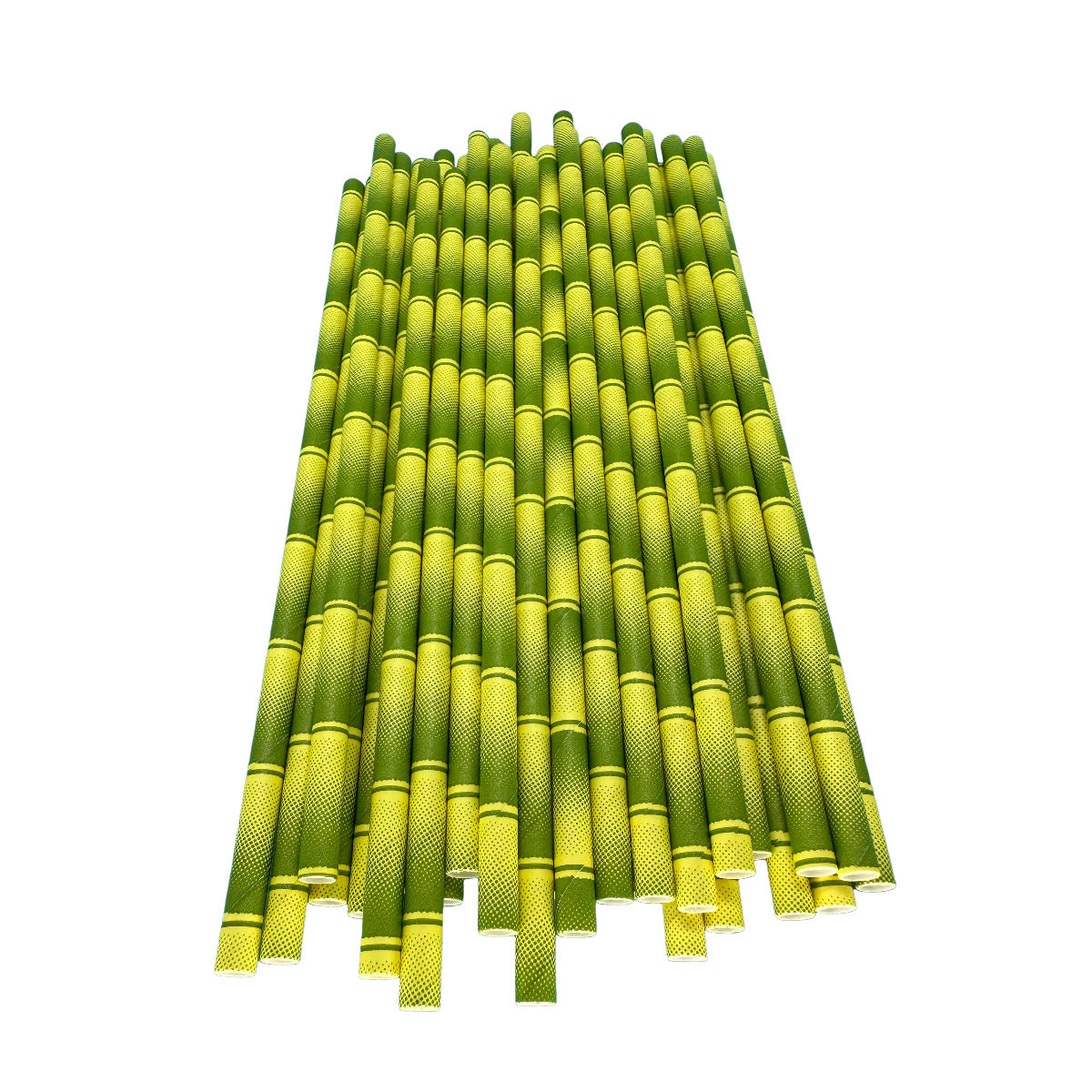 Restaurant Supply Straws With Yellow Bamboo Straws Wholesale Thin Straws Bulk 100 Pieces