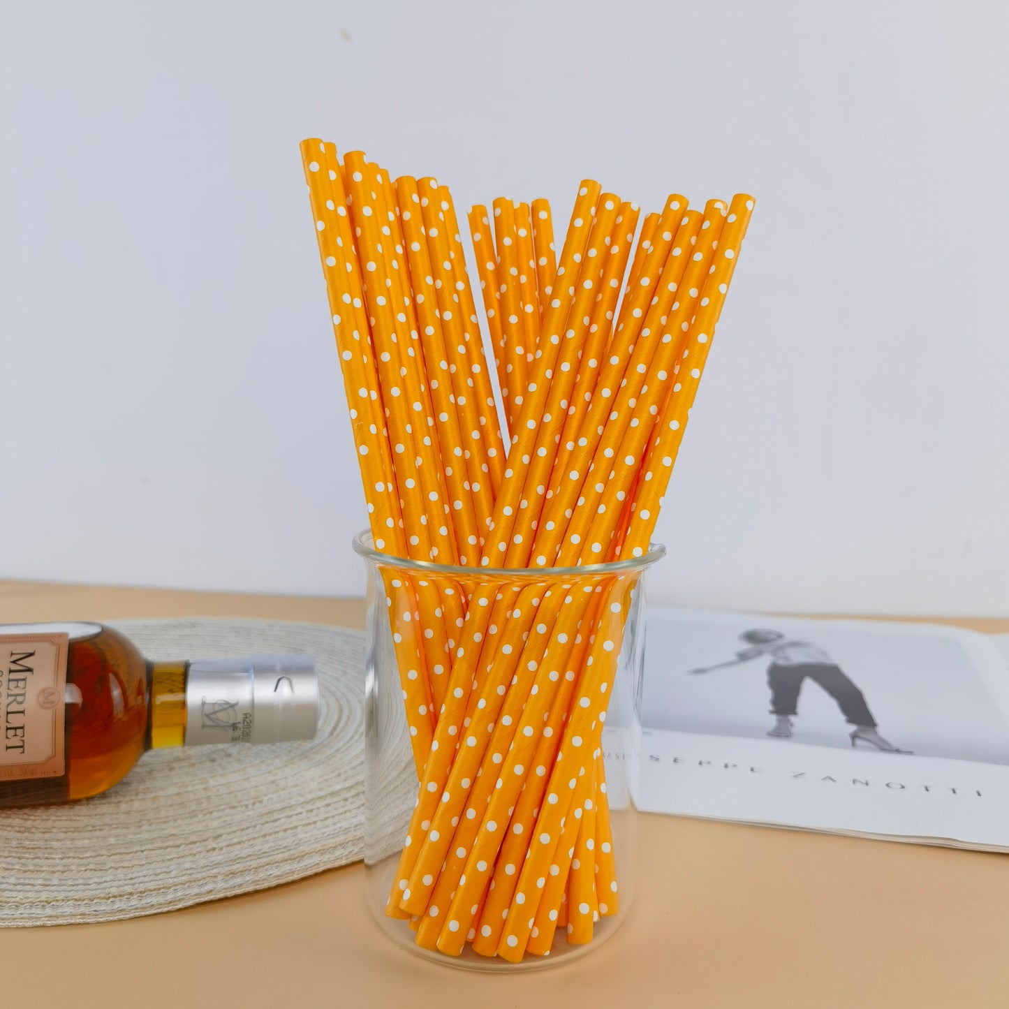 6*197mm Eco-Friendly Paper Straw Source For Manufacture