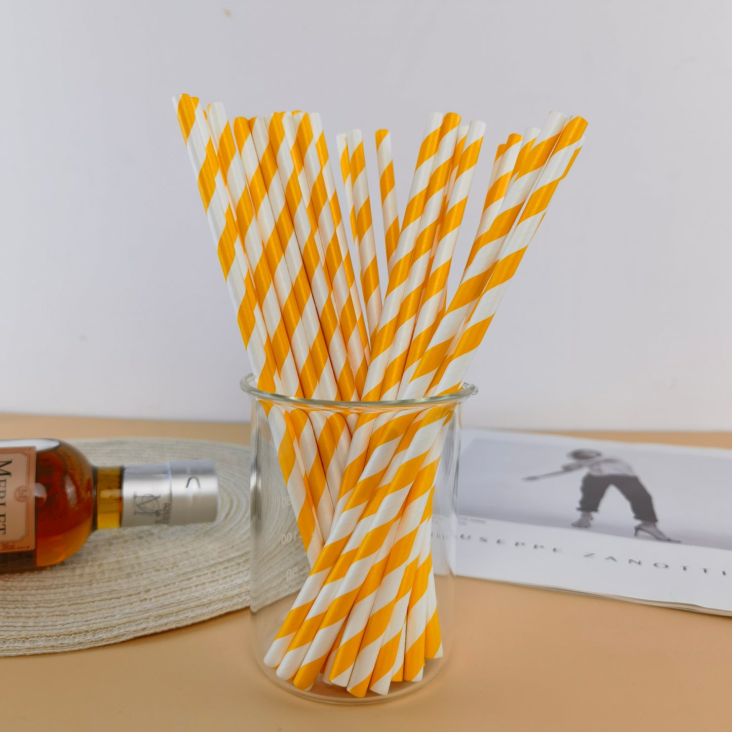6*197mm Eco-Friendly Paper Straw Source For Manufacture