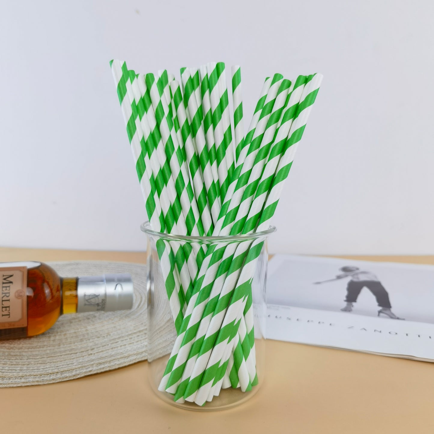 6*197mm Eco-Friendly Paper Straw Source For Manufacture