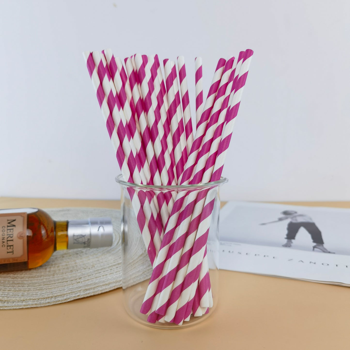 6*197mm Eco-Friendly Paper Straw Source For Manufacture