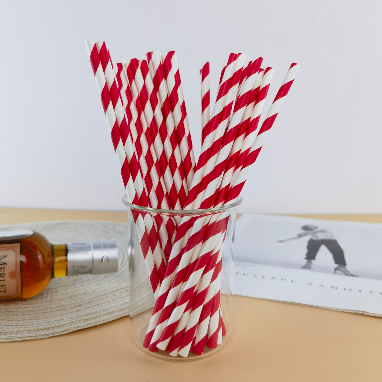 6*197mm Eco-Friendly Paper Straw Source For Manufacture
