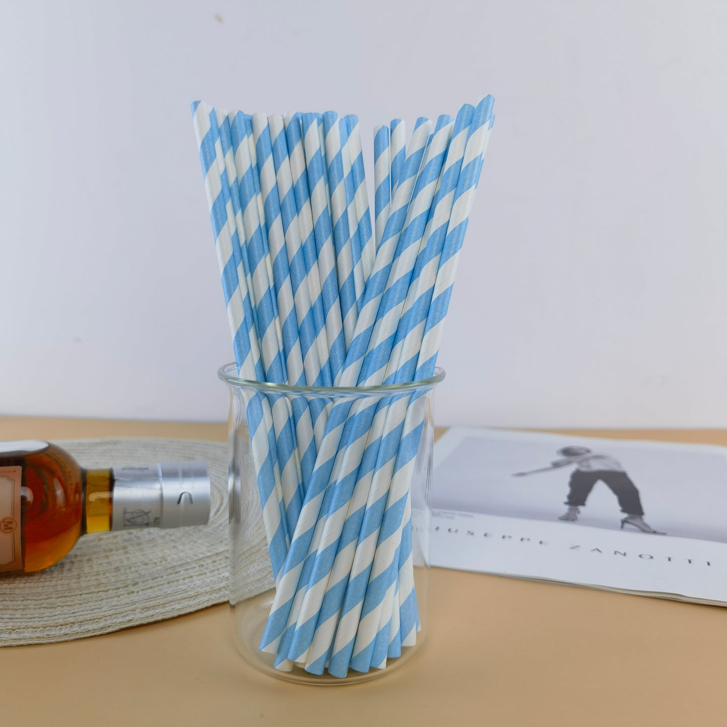 6*197mm Eco-Friendly Paper Straw Source For Manufacture