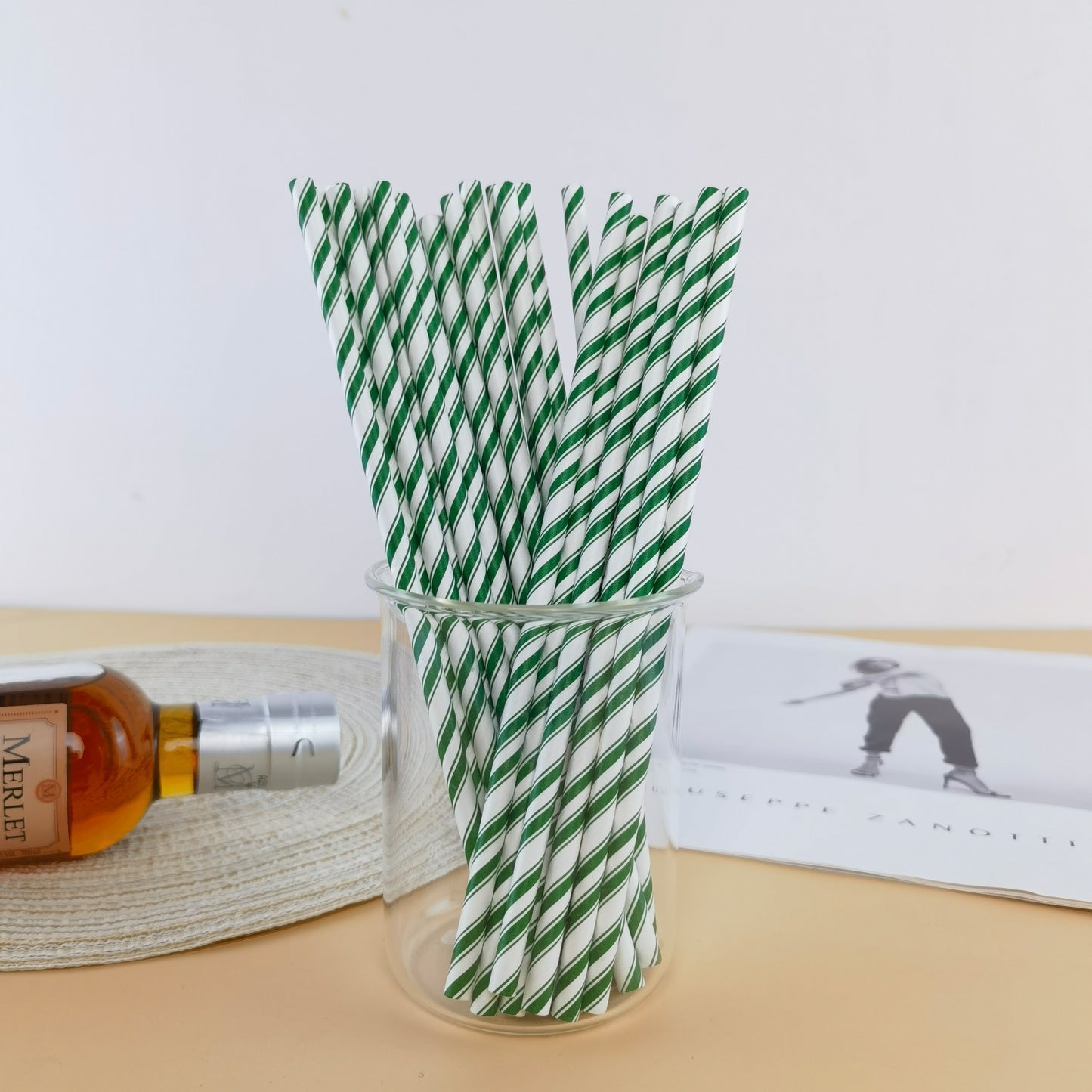 6*197mm Eco-Friendly Paper Straw Source For Manufacture