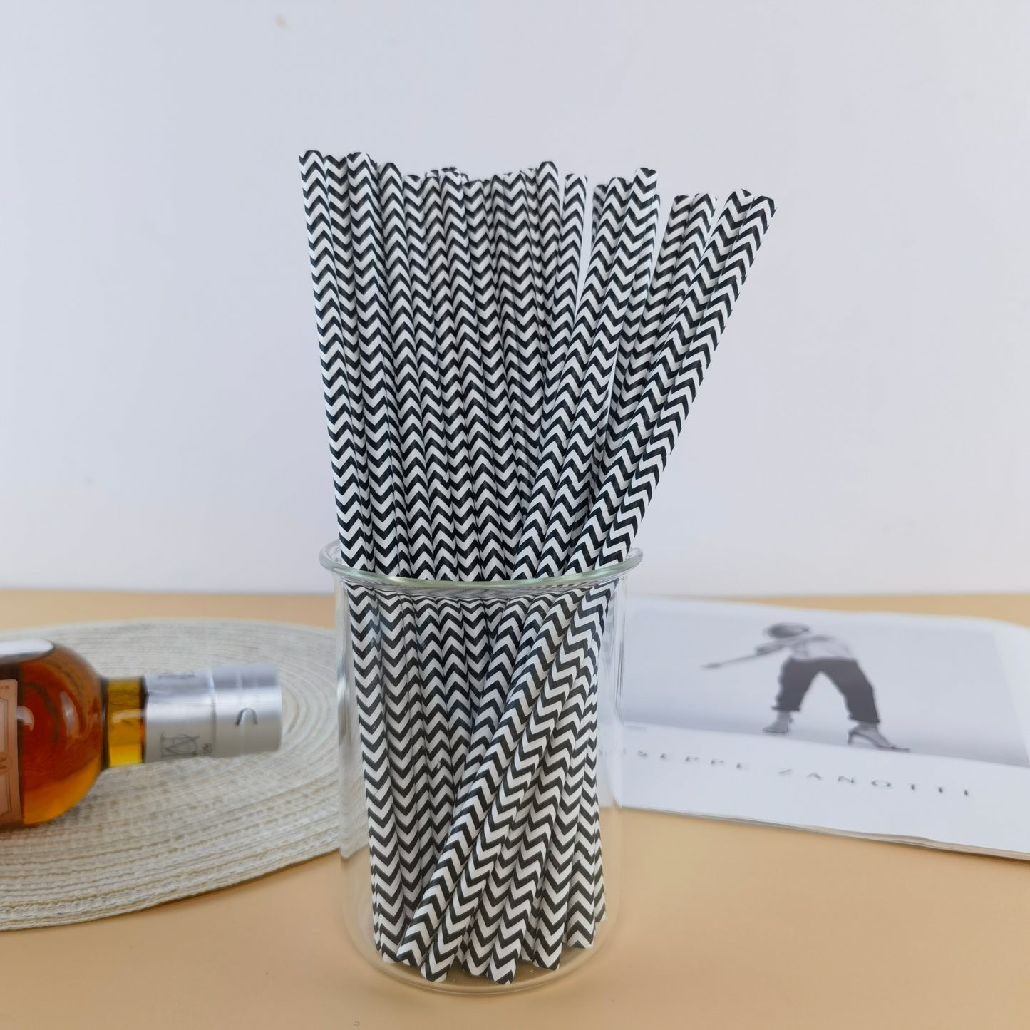 6*197mm Eco-Friendly Paper Straw Source For Manufacture