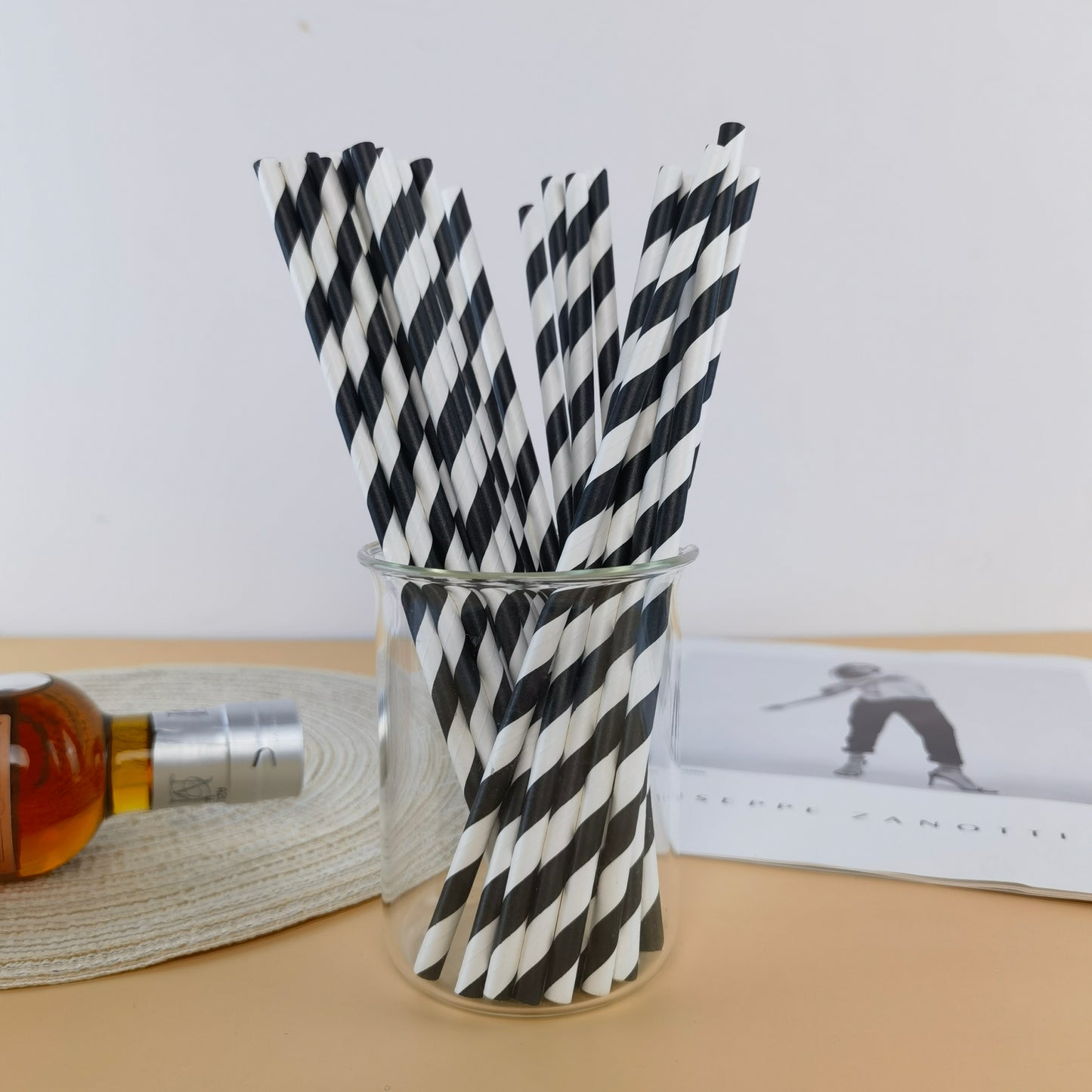 6*197mm Eco-Friendly Paper Straw Source For Manufacture