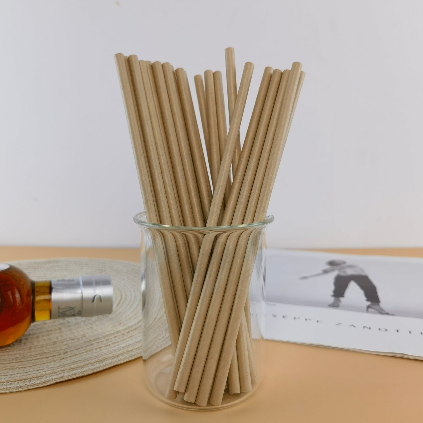 6*197mm Eco-Friendly Paper Straw Source For Manufacture
